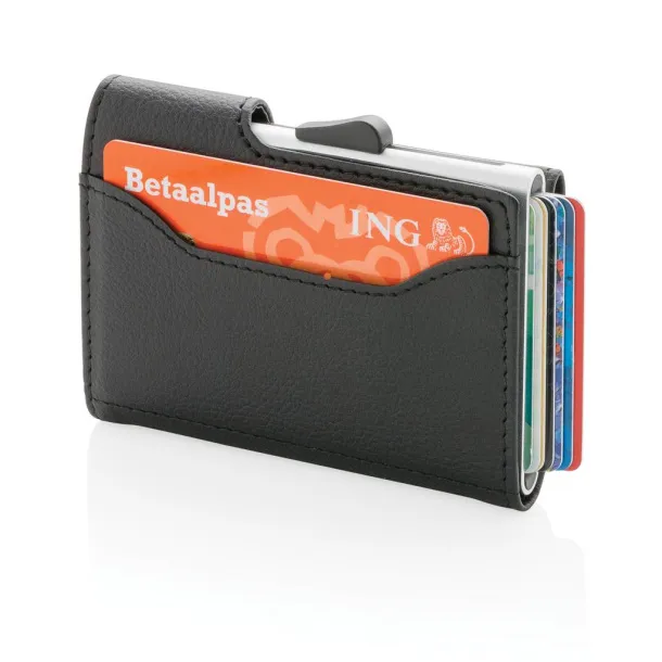  C-Secure RFID card holder & wallet - XD Collection Black Silver