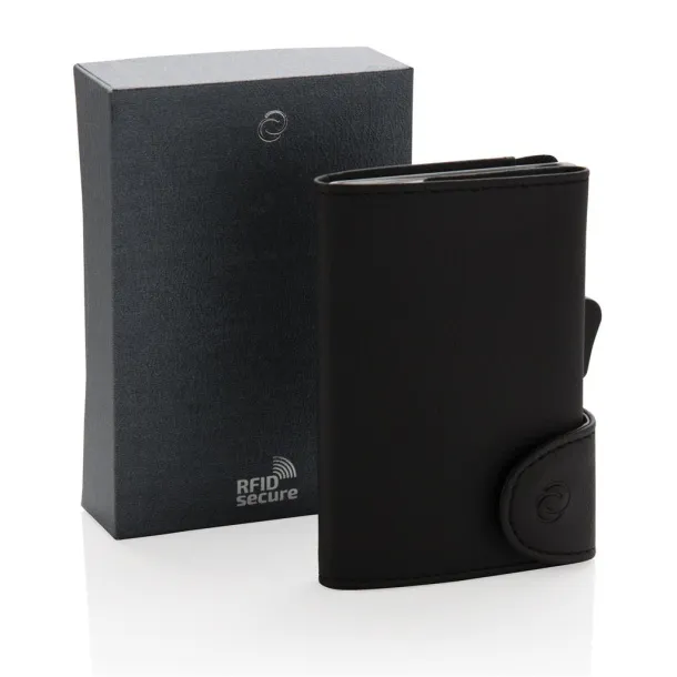  C-Secure RFID card holder & wallet - C-Secure Black Silver