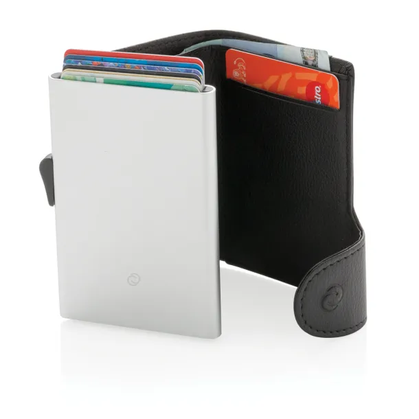  C-Secure RFID card holder & wallet - C-Secure Black Silver