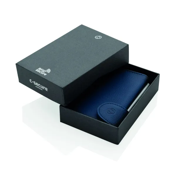  C-Secure RFID card holder & wallet - C-Secure Blue 