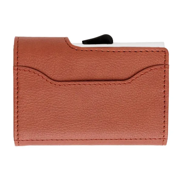  C-Secure RFID card holder & wallet - XD Collection Brown Silver