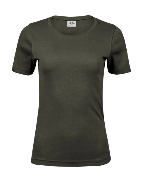  Ladies Interlock T-Shirt - Tee Jays Deep Green