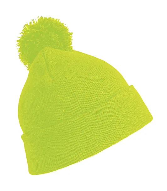  Dječja pom pom kapa - Result Winter Essentials Fluorescent Yellow