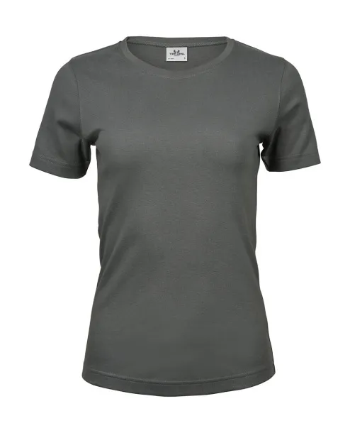  Ženska interlock kratka majica, 220 g/m² - Tee Jays Powder Grey