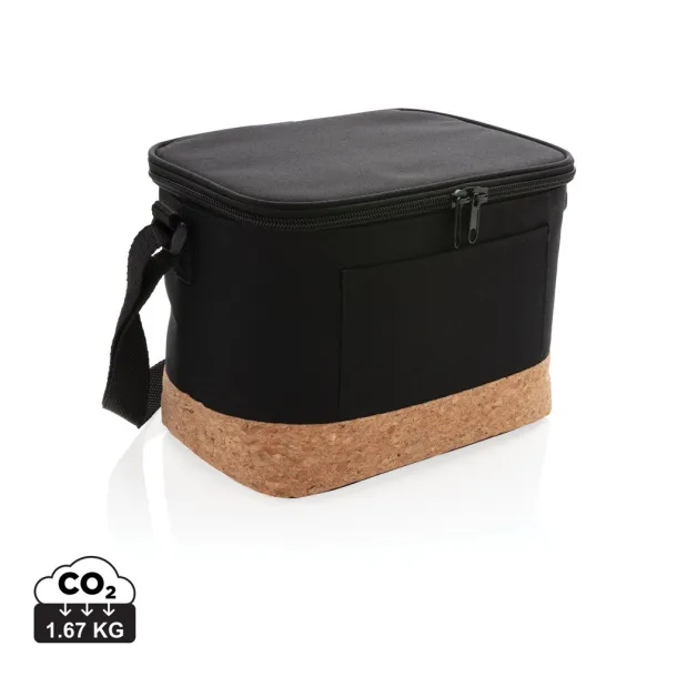  Two tone cooler bag with cork detail - XD Collection Black 