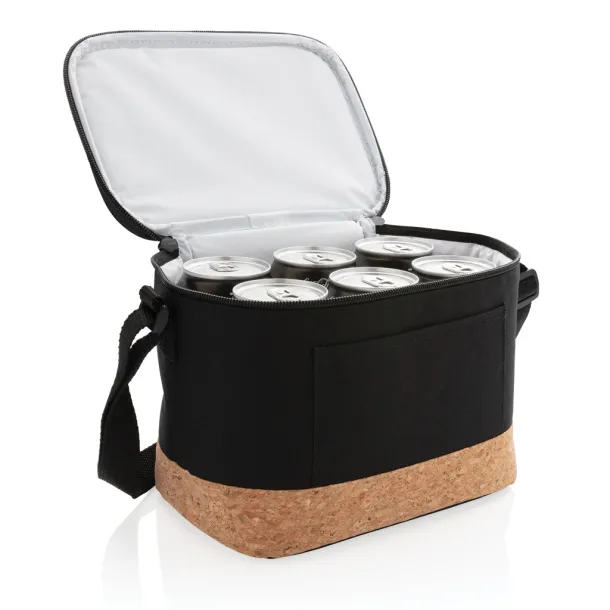  Two tone cooler bag with cork detail - XD Collection Black 