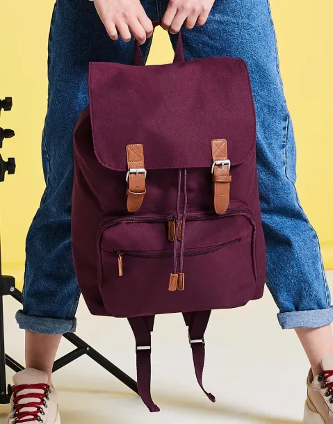  Vintage Laptop Backpack - Bagbase