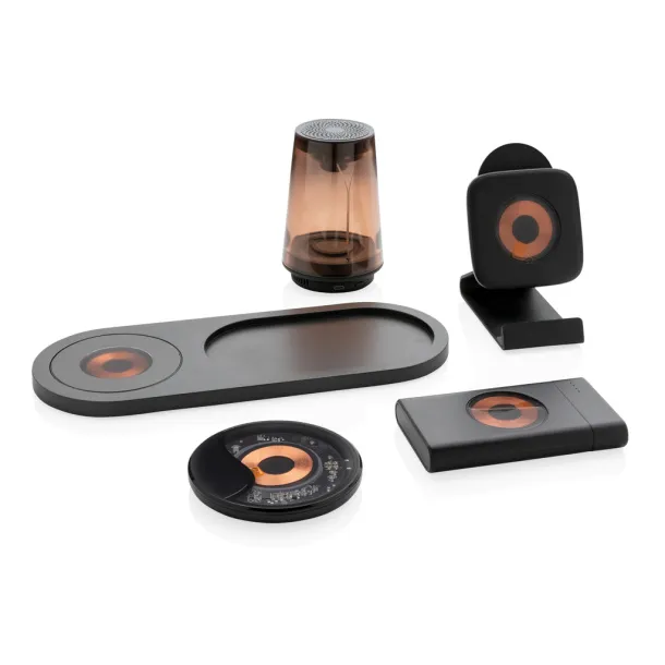  Encore 10W wireless charging valet tray - XD Xclusive Black 