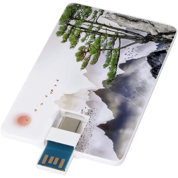 Duo tanak USB s Type-C i USB-A 3.0 - 32 GB - Bullet Bijela