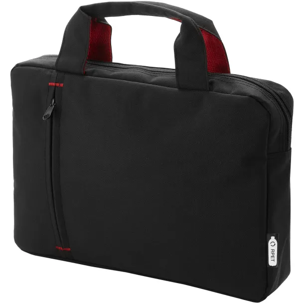 Detroit RPET conference bag Red Solid black