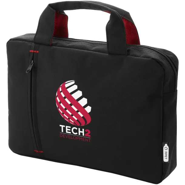 Detroit RPET conference bag - Unbranded Red Solid black