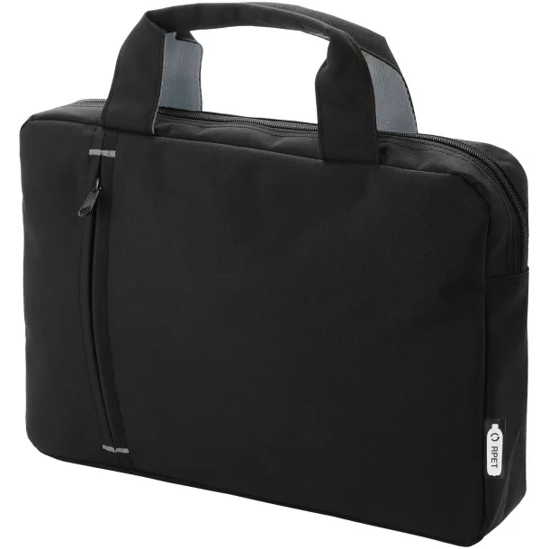 Detroit RPET conference bag Grey Solid black