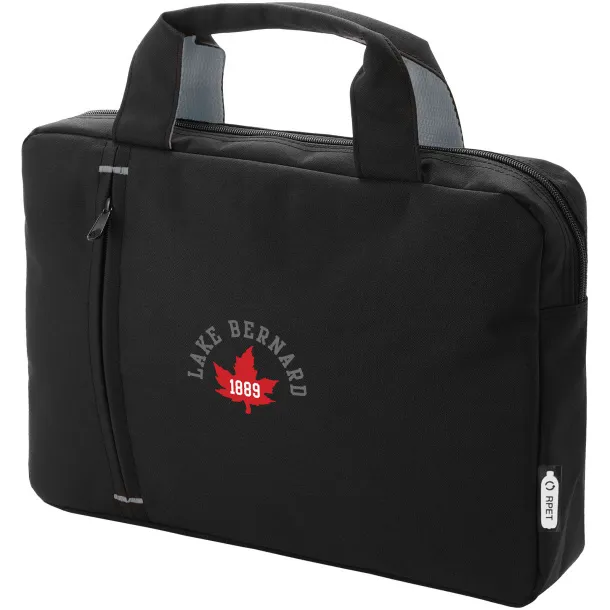 Detroit RPET conference bag Grey Solid black