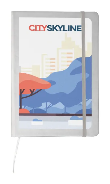 Nopuk Blank notebook Silver
