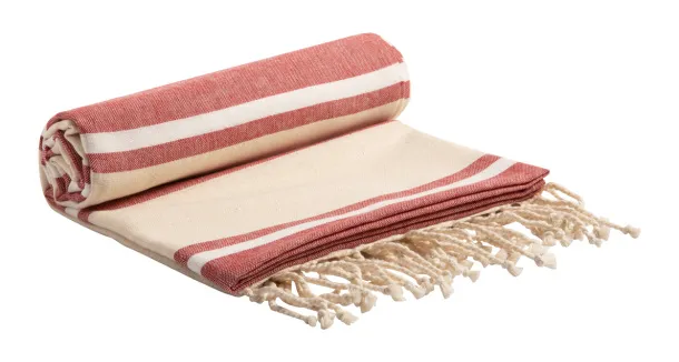 Yistal beach towel Red Natural