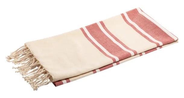 Hermosa beach towel Red Natural