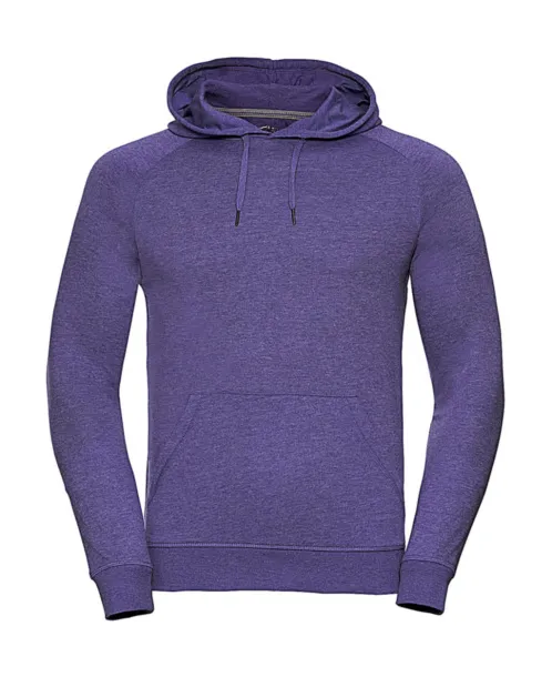  Men's HD Hooded Sweat - Russell  Purple Marl