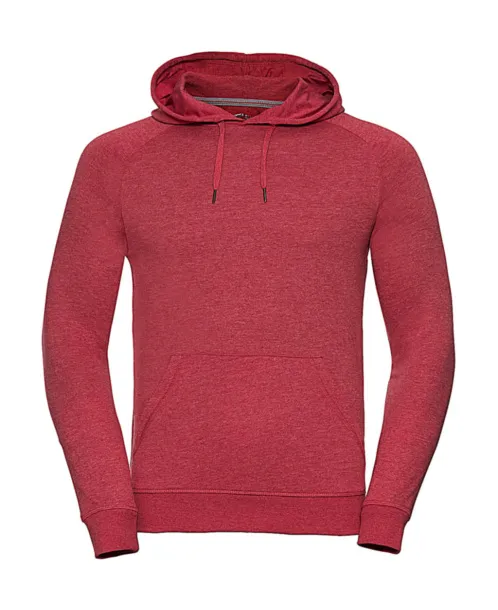  Men's HD Hooded Sweat - Russell  Red Marl