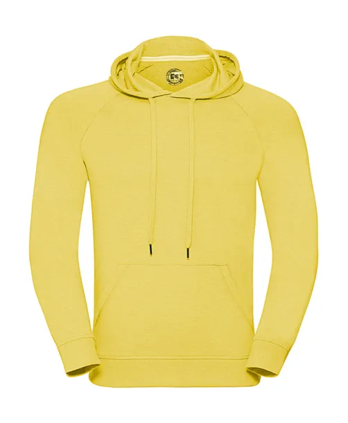  Men's HD Hooded Sweat - Russell  Yellow Marl