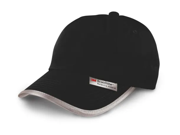  Reflective Cap - Result Headwear Black