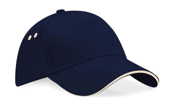  Ultimate 5 Panel Cap - Sandwich Peak - Beechfield French Navy Putty