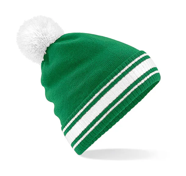  Stadium Beanie - Beechfield Kelly Green Bijela