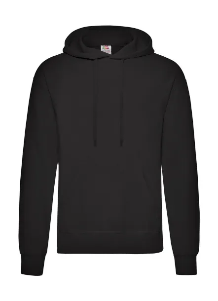  Klasični hoodie, 280 g/m² - Fruit of the Loom Crna