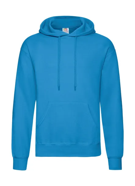  Classic Hooded Sweat - Fruit of the Loom Azure Blue