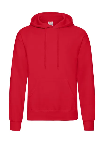  Klasični hoodie, 280 g/m² - Fruit of the Loom Crvena