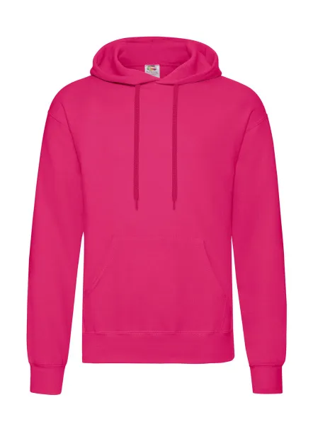  Classic Hooded Sweat - Fruit of the Loom Fuchsia