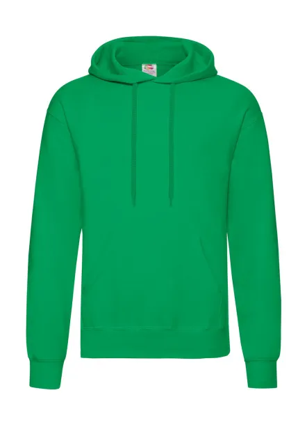  Klasični hoodie, 280 g/m² - Fruit of the Loom Kelly zelena