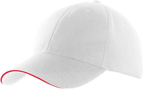  SPORTS CAP - K-UP White Red