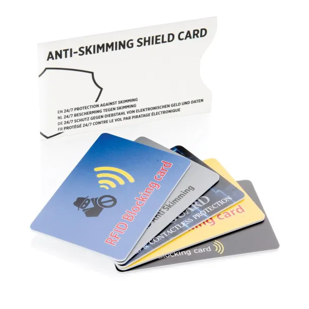  Anti-skimming RFID shield card - XD Collection White 