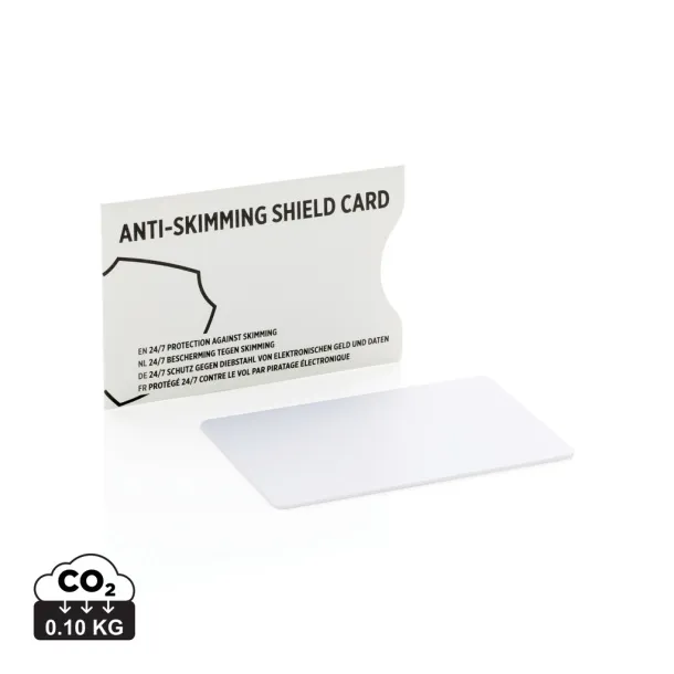  Anti-skimming RFID shield card - XD Collection White 