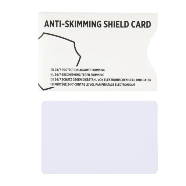  Anti-skimming RFID shield card - XD Collection White 