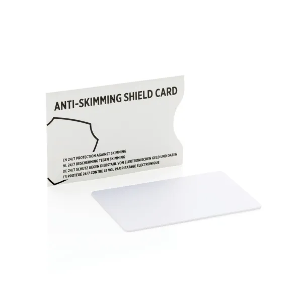  Anti-skimming RFID shield card - XD Collection White 