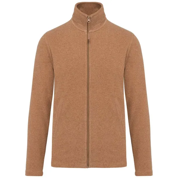 FALCO FULL ZIP MICROFLEECE JACKET - Kariban Camel Heather