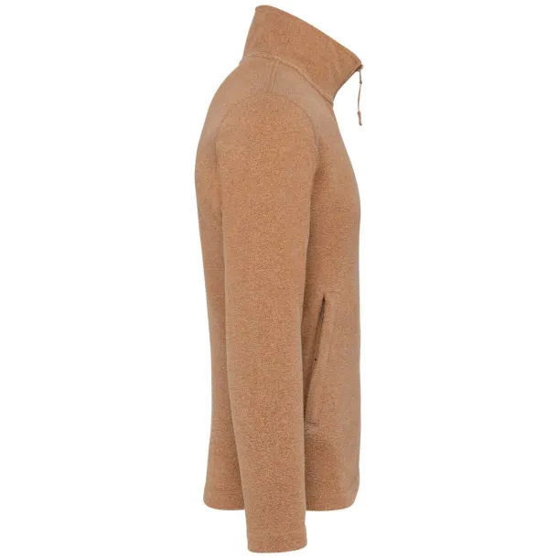 FALCO FULL ZIP MICROFLEECE JACKET - Kariban Camel Heather