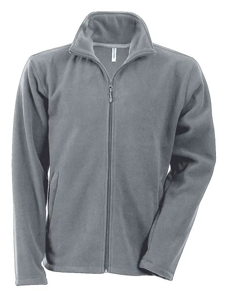 FALCO FULL ZIP MICROFLEECE JACKET - Kariban Convoy Grey