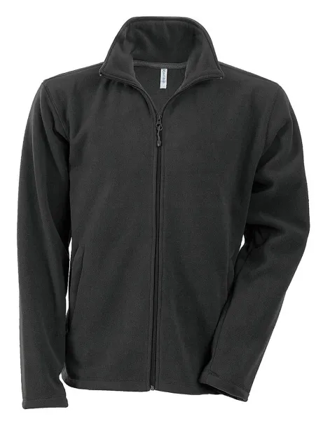 FALCO FULL ZIP MICROFLEECE JACKET - Kariban Tamno siva