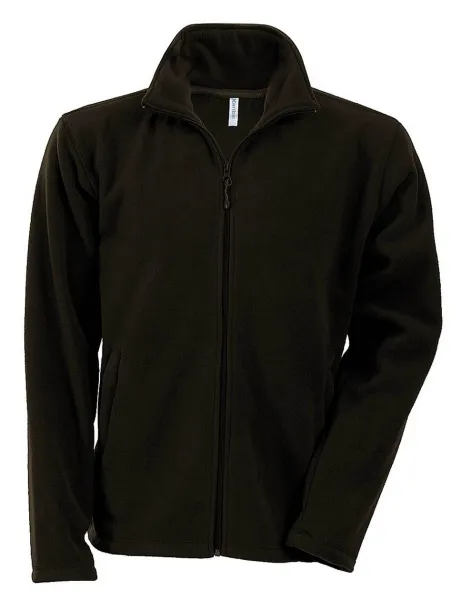 FALCO FULL ZIP MICROFLEECE JACKET - Kariban Dark Chocolate