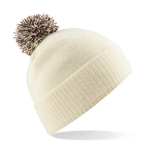  Snowstar Beanie - Beechfield Offwhite Mocha