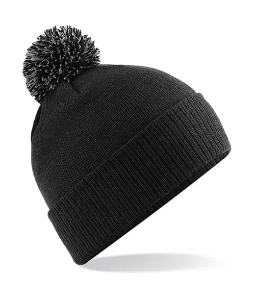  Snowstar Beanie - Beechfield Black Graphite Grey