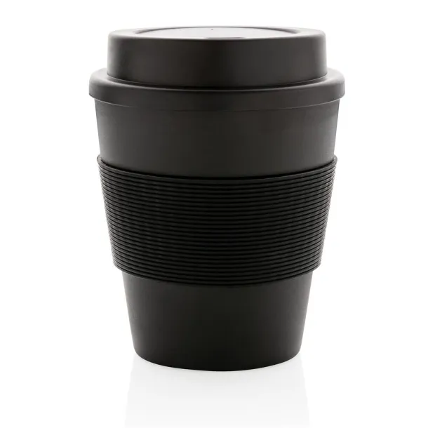  Reusable Coffee cup with screw lid 350ml - XD Collection Black 