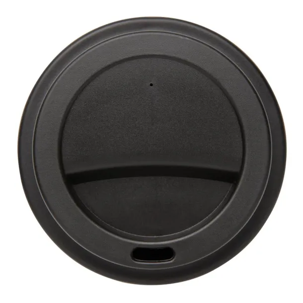  Reusable Coffee cup with screw lid 350ml - XD Collection Black 