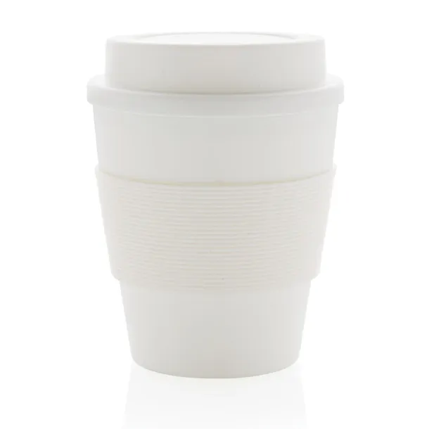  Reusable Coffee cup with screw lid 350ml - XD Collection White 