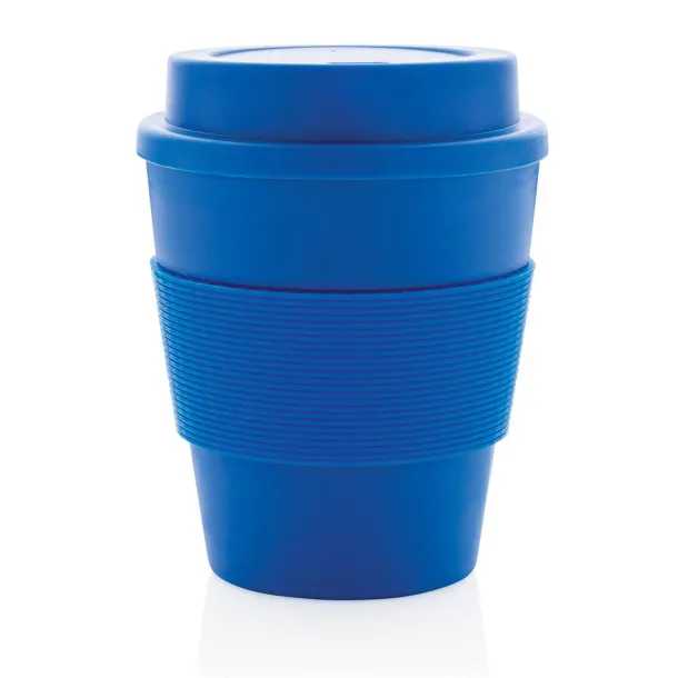  Reusable Coffee cup with screw lid 350ml - XD Collection Blue 