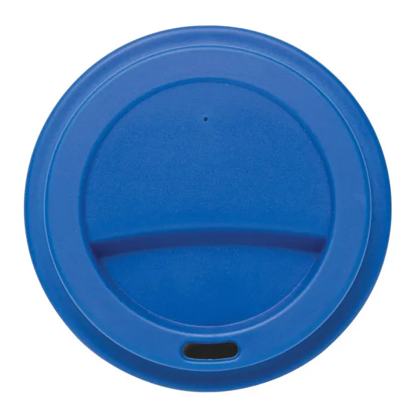  Reusable Coffee cup with screw lid 350ml - XD Collection Blue 