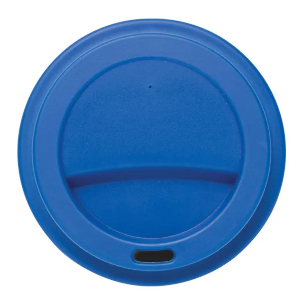  Reusable Coffee cup with screw lid 350ml - XD Collection Blue 