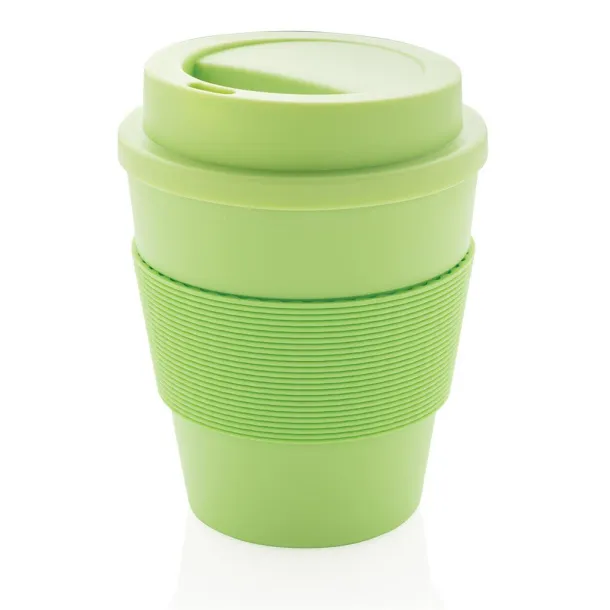  Reusable Coffee cup with screw lid 350ml - XD Collection Green